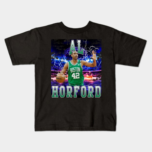 Al Horford Kids T-Shirt by Gojes Art